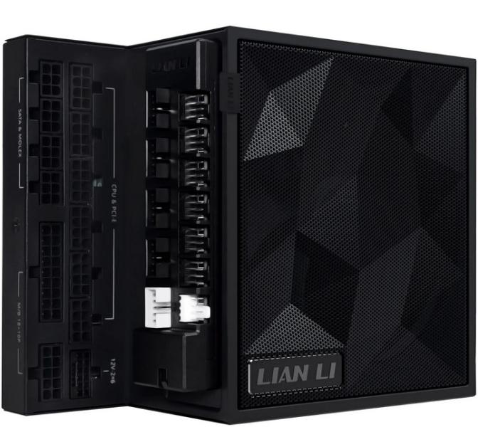 Захранване Lian Li EDGE 1000W, PCIe 5.1, ATX 3.1, 80 + Gold, Full Modular, Черно