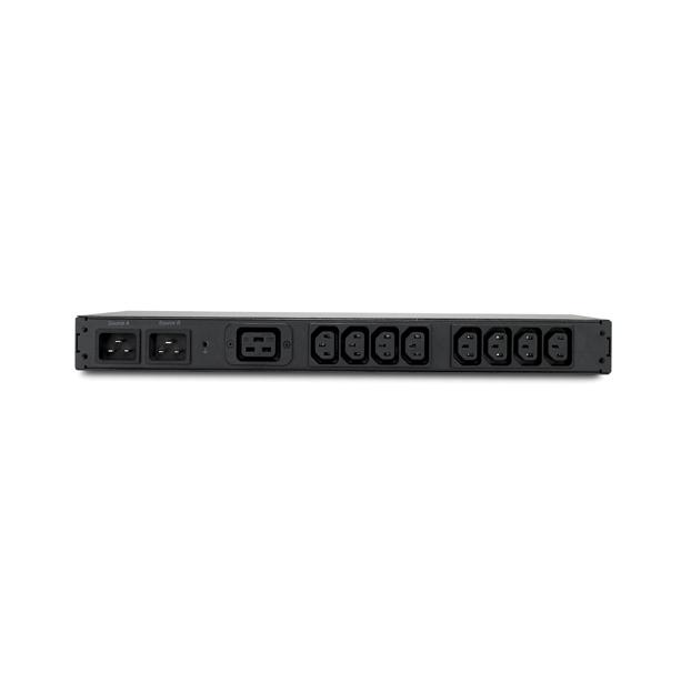 Превключвател APC Rack ATS, 230V, 16A, C20 in, (8) C13 (1) C19 out