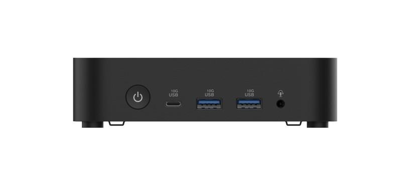 Компютър ASUS NUC 14 Essential RNUC14MNK2500002, Intel Processor N250 4C (up to 3.8GHz, 6MB Cache), 1x DDR5 SO-DIMM, 1 x M.2 2280/2242 PCIe Gen3x4, 1x HDMI, 1x DP, LAN, WiFI 6E, Bluetooth 5.3, 2x USB Type-C 3.2, 4x USB 3.2 Type-A
