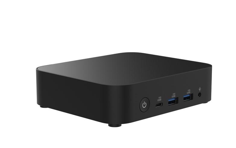 Компютър ASUS NUC 14 Essential Slim PC RNUC14MNK2500002, Intel Processor N250 4C (up to 3.8GHz, 6MB Cache), 1x DDR5 SO-DIMM, 1 x M.2 2280/2242 PCIe Gen3x4, 1x HDMI, 1x DP, LAN, WiFI 6E, Bluetooth 5.3, 2x USB Type-C 3.2, 4x USB 3.2 Type-A