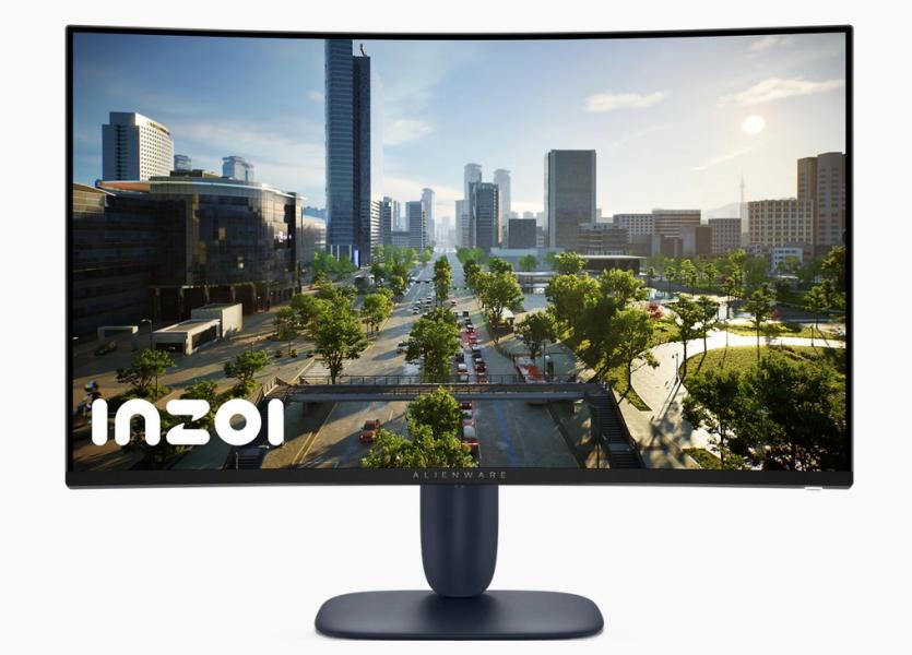 Монитор Dell Alienware AW3225DM, 31.5" (80.01 cm) Curved WQHD VA AG, 180HZ, 1ms, 3000:1, 400cd/m2, HDMI, DP, USB