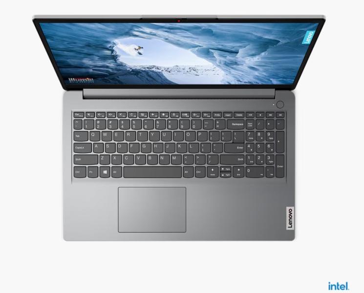 Лаптоп Lenovo IdeaPad 1 15IJL7, Celeron N4500 2C (1.10 / 2.80 GHz, 4MB Cache), 15.6" (39.62cm) FHD TN Anti-glare, 8GB DDR4, 512GB M.2 NVMe SSD, Windows 11 Home