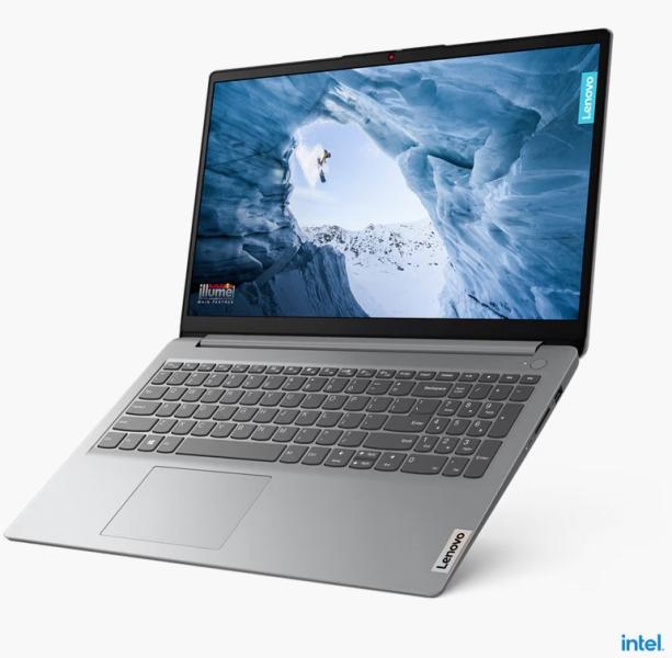 Лаптоп Lenovo IdeaPad 1 15IJL7, Celeron N4500 2C (1.10 / 2.80 GHz, 4MB Cache), 15.6" (39.62cm) FHD TN Anti-glare, 8GB DDR4, 512GB M.2 NVMe SSD, Windows 11 Home