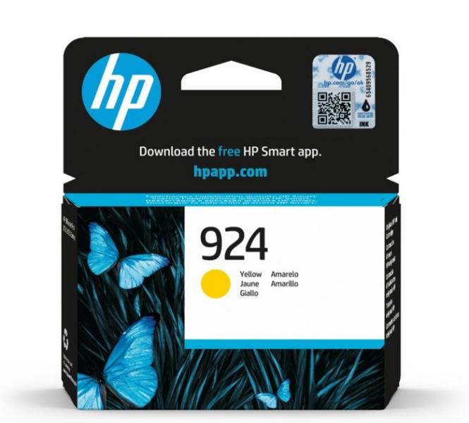 Консуматив HP 924 Yellow Original Ink Cartridge - 400 pages
