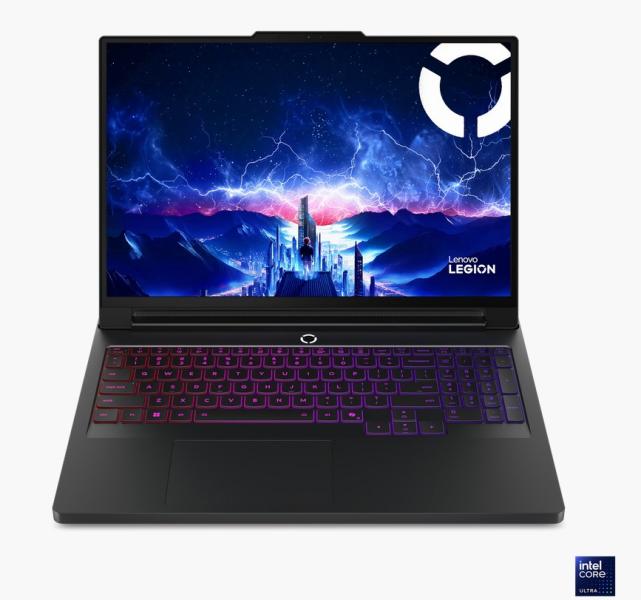 Лаптоп Lenovo Legion Pro 7 16IAX10H, Intel Core Ultra 9 275HX 24C (2.70 / 5.40 GHz, 36MB Cache)16" (40.64 см) WQXGA OLED, NVIDIA RTX 5080 16GB GDDR7 DLSS 4, 32 GB, 1 TB SSD, Free DOS
