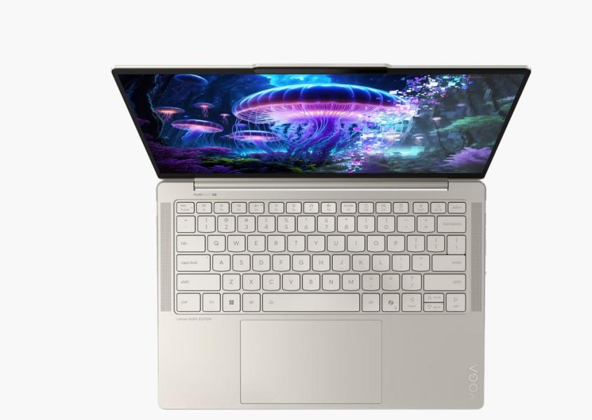 Лаптоп Lenovo Yoga Slim 7 14ILL10, Intel Core Ultra 7 258V 8C (2.2/4.8GHz, 12 MB Cache), 14.0" (35.56 cm) WUXGA OLED, 32GB LPDDR5x, 512GB SSD NVMe, Windows 11 Home