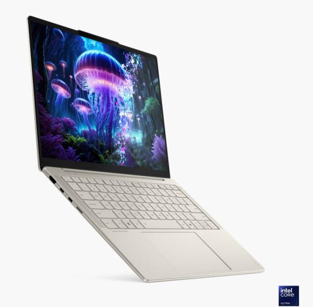 Лаптоп Lenovo Yoga Slim 7 14ILL10, Intel Core Ultra 7 258V 8C (2.2/4.8GHz, 12 MB Cache), 14.0" (35.56 cm) WUXGA OLED, 32GB LPDDR5x, 512GB SSD NVMe, Windows 11 Home