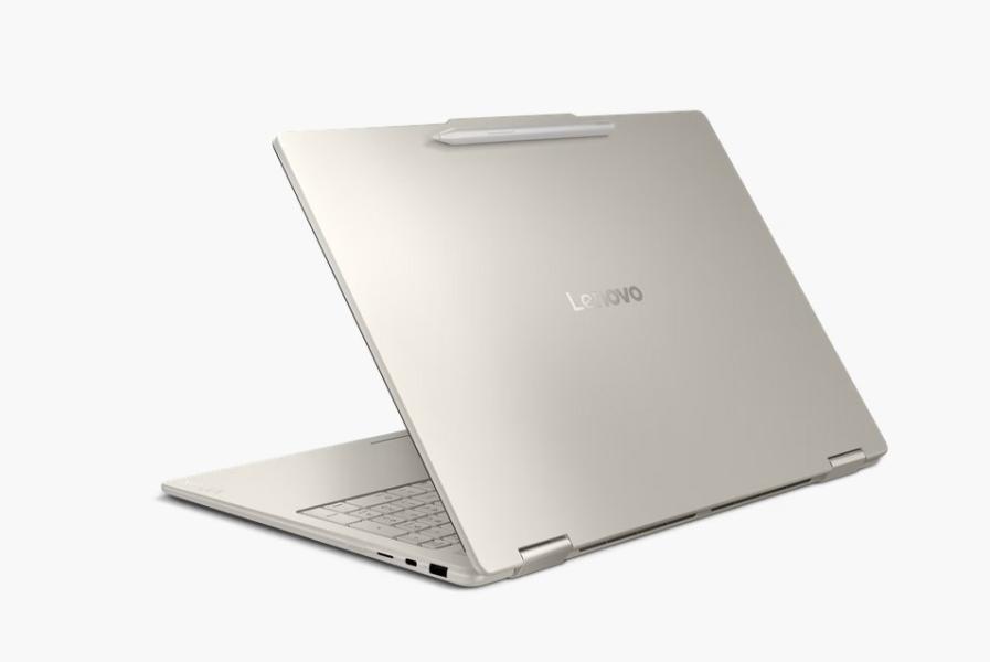 Лаптоп Lenovo Yoga 7 2-in-1 16AKP10, AMD Ryzen AI 7 350 8C (2.0 / 5.0 GHz, 16 MB cache), 16.0" (40.64 cm) 2.8K OLED, Touch Screen, 32GB LDDR5x, 1TB M.2 NVMe SSD, Windows 11 Home
