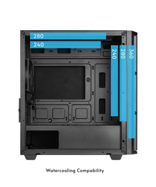 Кутия Chieftec Pro Mini, Mini Tower, 1x USB Type C, 1x USB3.0, 1x USB2.0, microATX/Mini-ITX