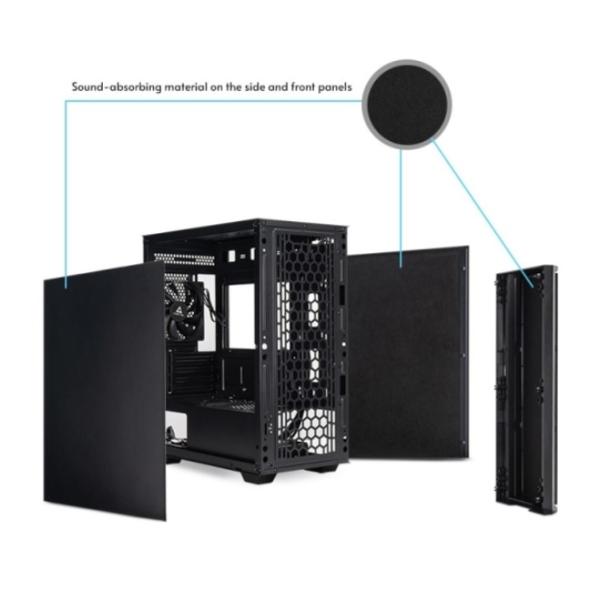 Кутия Chieftec Pro Mini, Mini Tower, 1x USB Type C, 1x USB3.0, 1x USB2.0, microATX/Mini-ITX