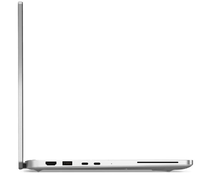 Лаптоп Dell Pro 16 Plus (PC16250), Intel Core Ultra 5 235U vPro, 12C (2.0 / 4. GHz, 22MB Cache), 16.0" (40.64 cm) FHD+ Anti-Glare, Integrated Intel Graphics, 16GB DDR5, 512GB SSD M.2 PCIe, Ubuntu