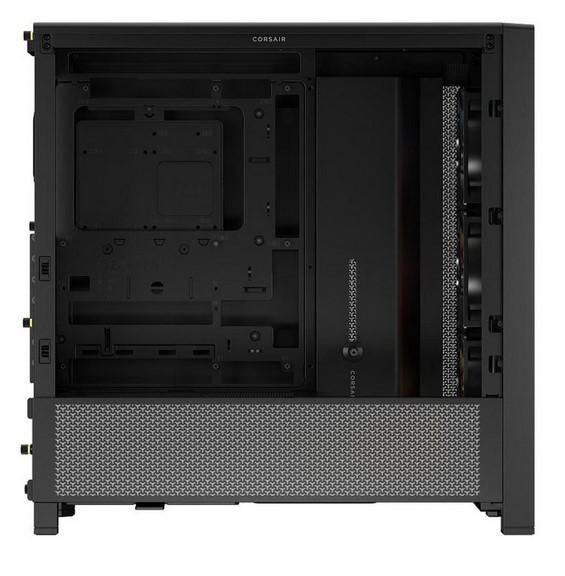 Кутия Corsair Frame 4000D RS ARGB Black, Middle Tower, 1x USB 3.2 Gen 2 Type-C, 2x USB 3.2 Gen 1 Type-A, EATX/ATX/microATX/Mini-ITX