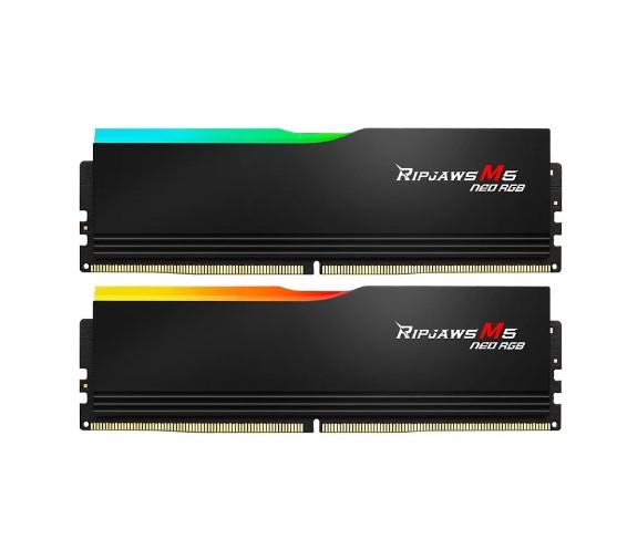 Памет G.Skill Ripjaws M5 Neo RGB Black, 48GB (2x24GB) DDR5 6000MT/s, CL30, 1.35V