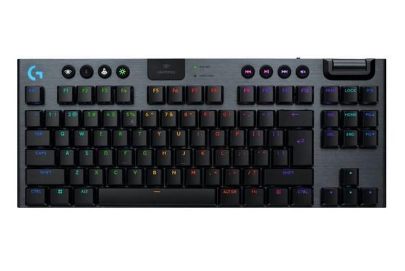 Клавиатура Logitech G915 X Lightspeed TKL, GL Tactile Switch, механична, RGB подсветка, Bluetoot, USB