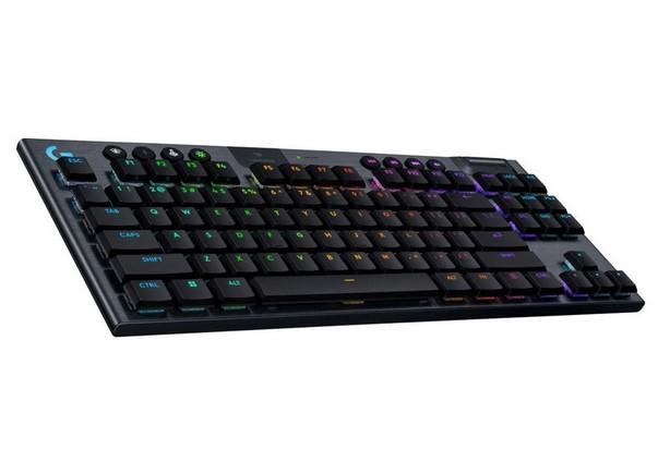 Клавиатура Logitech G915 X Lightspeed TKL, GL Tactile Switch, механична, RGB подсветка, Bluetoot, USB