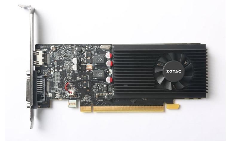 Видео карта ZOTAC GeForce GT 1030 2GB GDDR5 Low Profile, 64-bit, DVI-D, HDMI