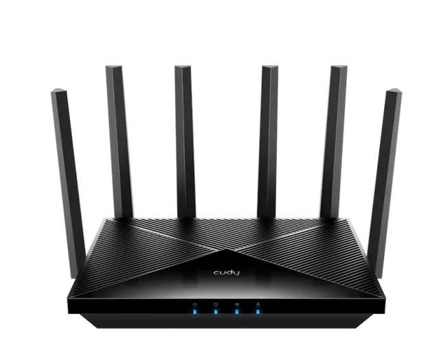 Рутер Cudy BE6500 Dual-Band Wi-Fi 7, LAN: 4x 10/100/1000 / WAN: 1x 2.5Gbps, 6x 5dBi антени