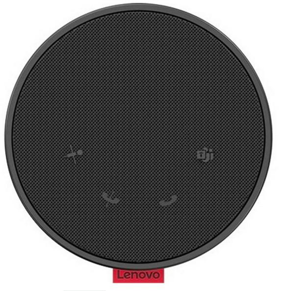 Конферентен високоговорител Lenovo Go Wired Speakerphone, омнидиректен микрофон, Acoustic Echo Cancellation, Microsoft Teams сертифициран, USB-A, USB-C