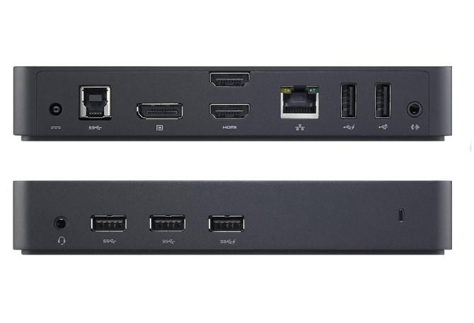 Докинг станция Dell Ultra HD Triple Video Docking Station D3100, 1x Display Port, 2x HDMI, LAN, USB 3.0
