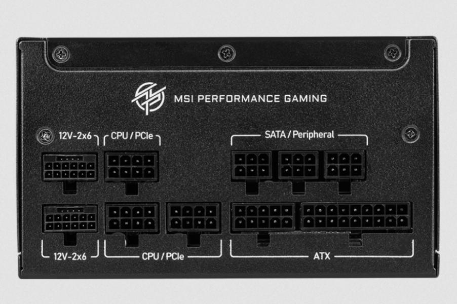 Захранване MSI MAG A1000GS PCIE5, 1000W, Active PFC, PCIe 5.1/ATX 3.1, 80 PLUS Gold, Fully Modular