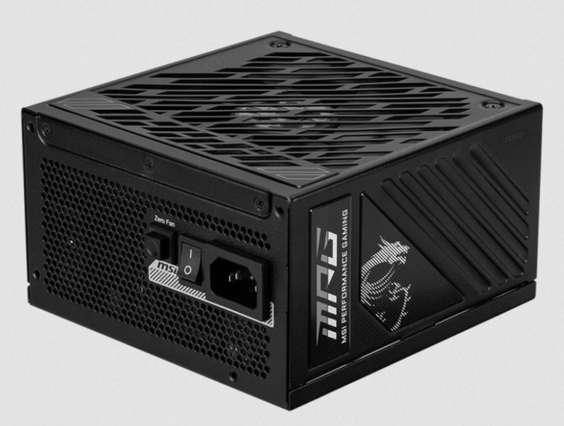 Захранване MSI MAG A1000GS PCIE5, 1000W, Active PFC, PCIe 5.1/ATX 3.1, 80 PLUS Gold, Fully Modular