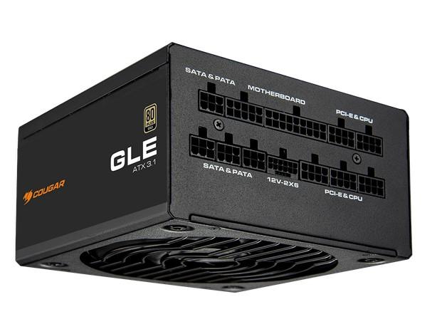 Захранване COUGAR GLE 1200 PSU, 1200W, Active PFC, PCIe 5.1/ATX 3.1, 80 PLUS Gold, Fully Modular