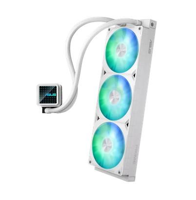 Охладител за процесор ASUS PRIME LC 360 ARGB White Edition, AMD: AM5,AM4 / Intel: LGA 1851, 1700, 1200, 115x