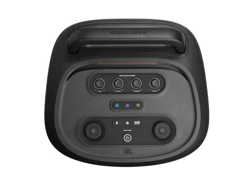Тонколона JBL PartyBox Stage 520, 400W RMS, Jack 3.5mm/Bluetooth/USB, IPX4 защита, Черно