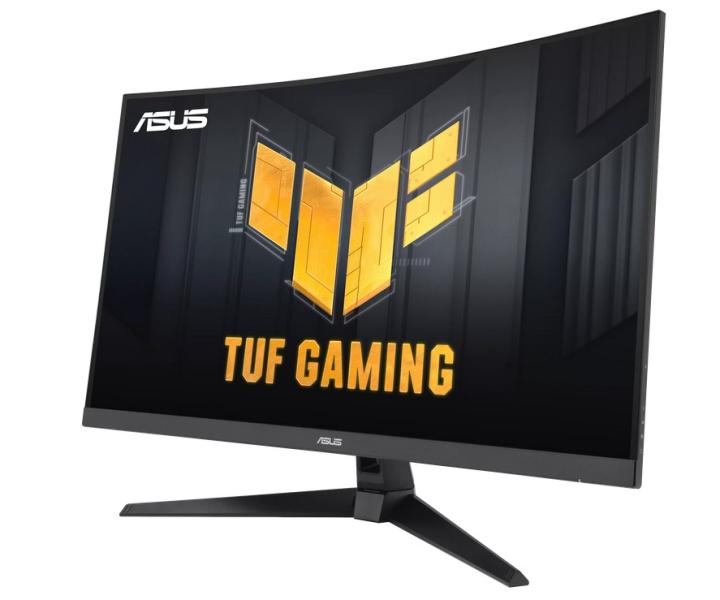 Монитор ASUS TUF Gaming VG27WQ3B, 27.0" (68.58 cm) VA WLED QHD Curved 1500R, 180Hz, 300cd/m2, 0.5ms, HDMI, DP  