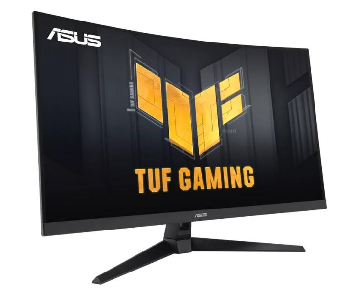 Монитор ASUS TUF Gaming VG27WQ3B, 27.0" (68.58 cm) VA WLED QHD Curved 1500R, 180Hz, 300cd/m2, 0.5ms, HDMI, DP  