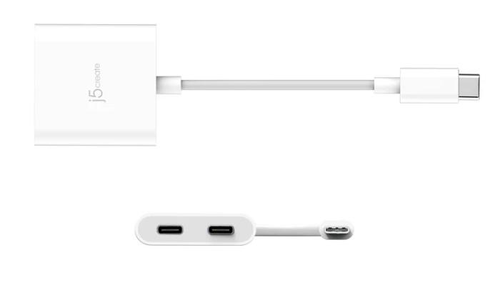 Адаптер j5create USB-C към 2x Dual USB-C