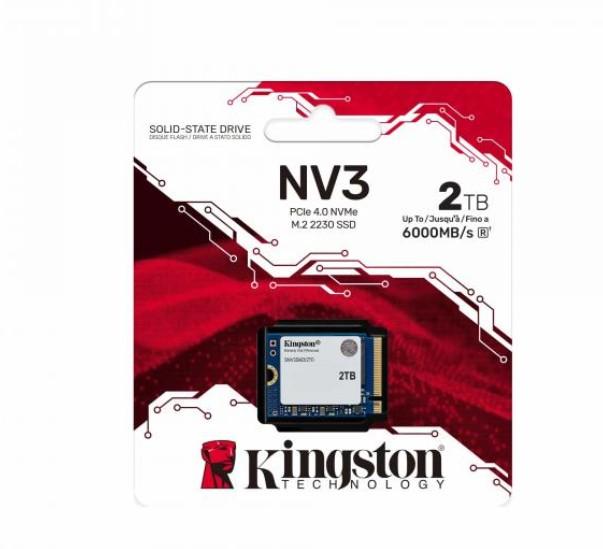 KINGSTON NV3 SSD 2TB M.2 PCIe 4.0 NVMe, 2230