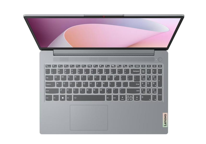 Лаптоп Lenovo IdeaPad Slim 3 15ABR8, AMD Ryzen 7 5825U 8C (2.0 / 4.5 GHz, 16MB Cache), 15.3'' (38.86 cm) FHD IPS Anti-glare, AMD Radeon RX Vega 8, 16GB DDR4, 512GB M.2 NVMe SSD, Free DOS