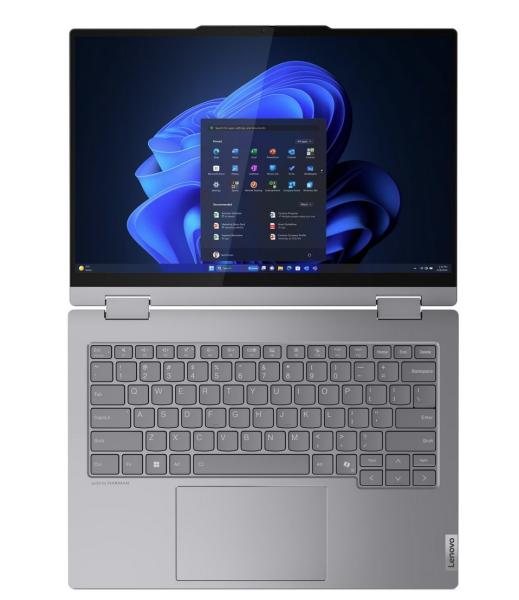 Лаптоп Lenovo ThinkBook 14 2-in-1 G4 IML, Intel Core Ultra 7 155U 12C (1.7 / 4.8 GHz, 12MB Cache), 14" (35.56 сm) WUXGA IPS Anti-glare, Touchscreen, 32GB DDR5, 1TB  M.2 NVMe SSD, Windows 11 Pro