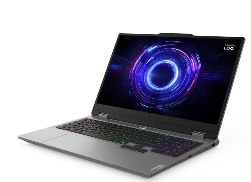 Лаптоп Lenovo LOQ 15IRX10, Intel Core i7-13650HX 14C (2.6/4.9GHz, 24MB Cache), 15.6'' (39.62 cm) FHD IPS Anti-glare, 144MHz, NVIDIA RTX 5050 8GB GDDR7, 24GB DDR5, 512GB M.2 NVMe SSD, Free DOS