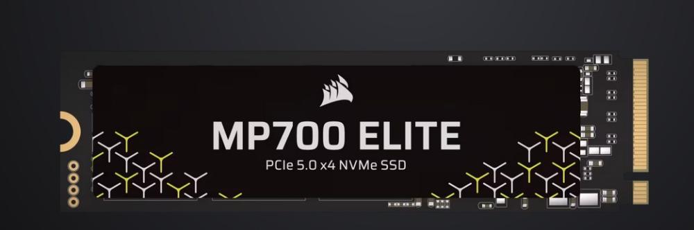 Corsair MP700 ELITE 1TB M.2 NVMe PCIe Gen. 5 x4 SSD (no heatsink)