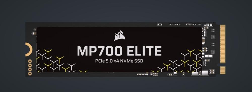 Corsair MP700 ELITE 2TB M.2 NVMe PCIe Gen. 5 x4 SSD (no heatsink)