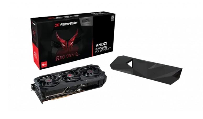 Видео карта PowerColor Radeon RX 9070 XT Red Devil 16GB GDDR6 Backplate Special Edition, 256-bit, HDMI, 3x PD