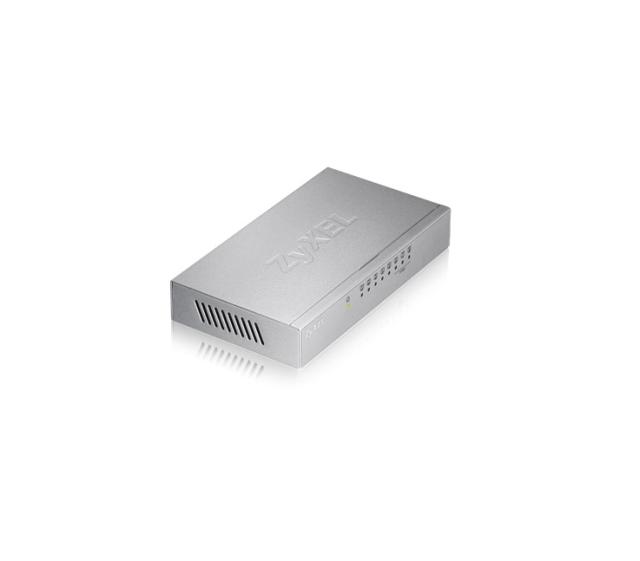 Суич ZyXEL ES-108AV3, 8-port 10/100Mbps Ethernet switch, 3x Qos (!), desktop, metal housing