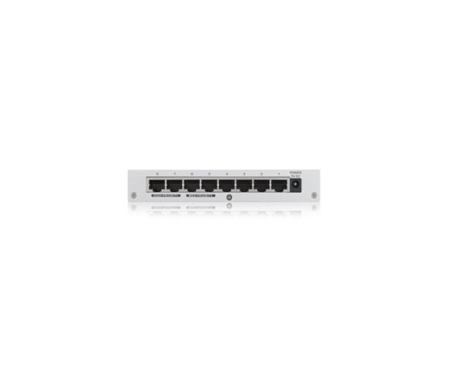Суич ZyXEL GS-108B v3, 8-port 10/100/1000Mbps Gigabit Ethernet switch, desktop, metal housing