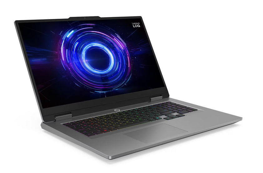 Лаптоп Lenovo LOQ 17IRX10, Intel Core i7-13650HX 14C (2.6/4.9GHz, 24MB Cache), 17.3" (43.94 cm) FHD IPS Anti-glare, 165MHz, NVIDIA RTX 5050 8GB GDDR7, 24GB DDR5, 1TB M.2 NVMe SSD, Free DOS