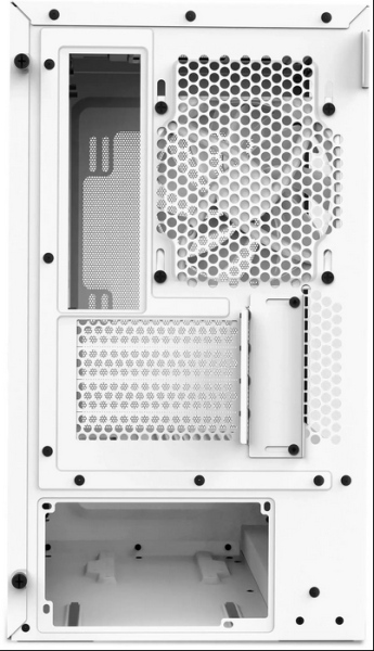 Кутия NZXT H3 Flow 2025 White, Micro Tower, 1 x USB 3.2 Type-A, 1 x USB 3.2 Gen 2x2 Type-C, Micro-ATX, Mini-ITX