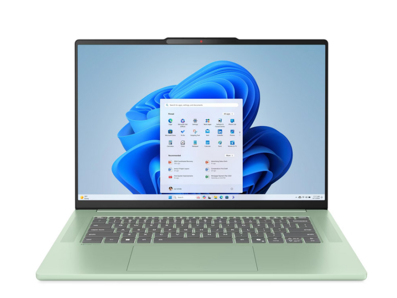 Лаптоп Lenovo IdeaPad Slim 5 15ARP10, AMD Ryzen 7 7735HS 8C (3.2/4.75GHz, 16MB Cache), 15.3" (38.86 cm) WUXGA IPS Anti-glare, AMD Radeon 680M, 16GB LPDDR5x, 512GB M.2 NVMe SSD, Free DOS