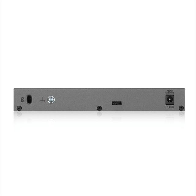 Суич ZyXEL GS1350-6HP, 6 Port managed CCTV PoE switch, long range, 60W, 802.3BT