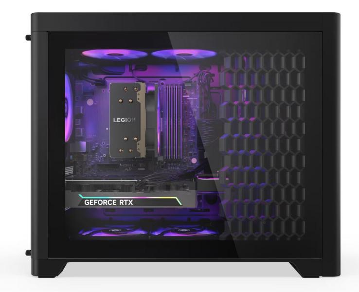 Компютър Lenovo Legion T5 30AGB10, AMD Ryzen 9 7950X3D 16C (4.2/5.7GHz, 32M), NVIDIA RTX 5070 12GB GDDR7, 2 x 16 GB DDR5 5600MHz, 1TB SSD M.2 NVMe, Free DOS