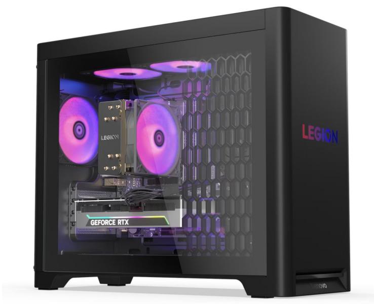 Компютър Lenovo Legion T5 30AGB10, AMD Ryzen 9 7950X3D 16C (4.2/5.7GHz, 32M), NVIDIA RTX 5070 12GB GDDR7, 2 x 16 GB DDR5 5600MHz, 1TB SSD M.2 NVMe, Free DOS