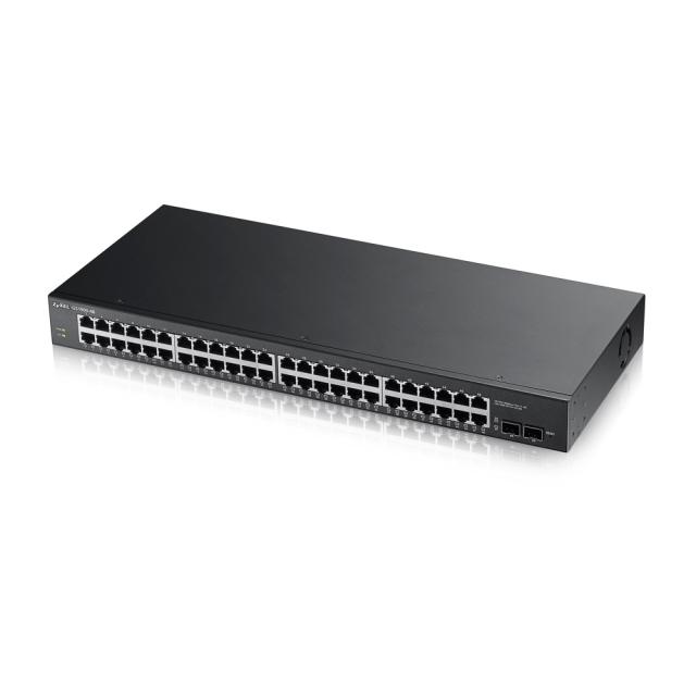 Суич ZyXEL GS1900-48, 48-port GbE L2 Smart Switch, rackmount