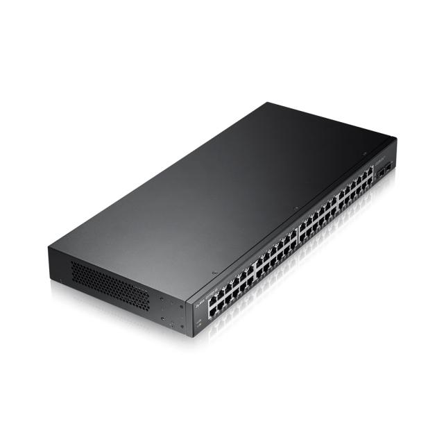 Суич ZyXEL GS1900-48, 48-port GbE L2 Smart Switch, rackmount