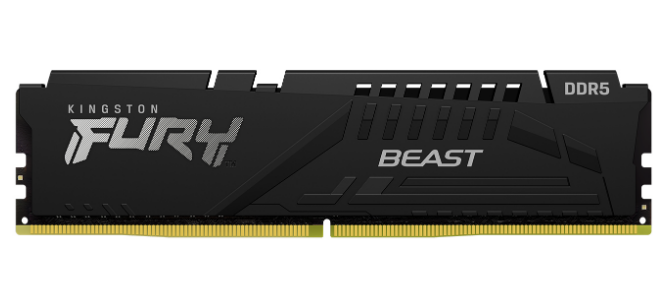 Памет Kingston FURY Beast Black EXPO, 32GB 6000MT/s DDR5 CL30, 1.4 V