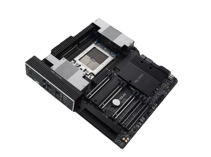 Дънна платка ASUS Pro WS TRX50-SAGE WIFI, sTR5 4x DDR5, 3x M.2slot, 4 x SATA 6Gb/s, Wi-Fi 7 / Bluetooth 5.4, 2x Ethernet, CEB